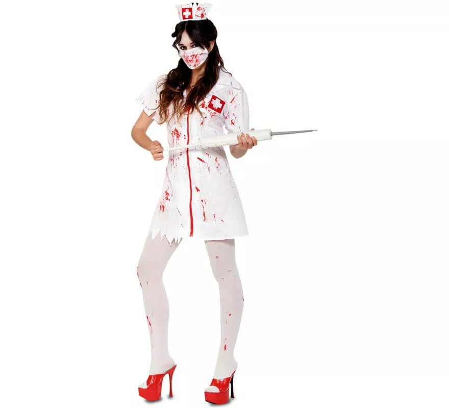 Translation missing: fr.Disfraz de Enfermera Zombie para mujer