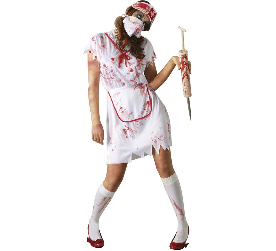 Translation missing: fr.Disfraz de Enfermera Zombie para mujer