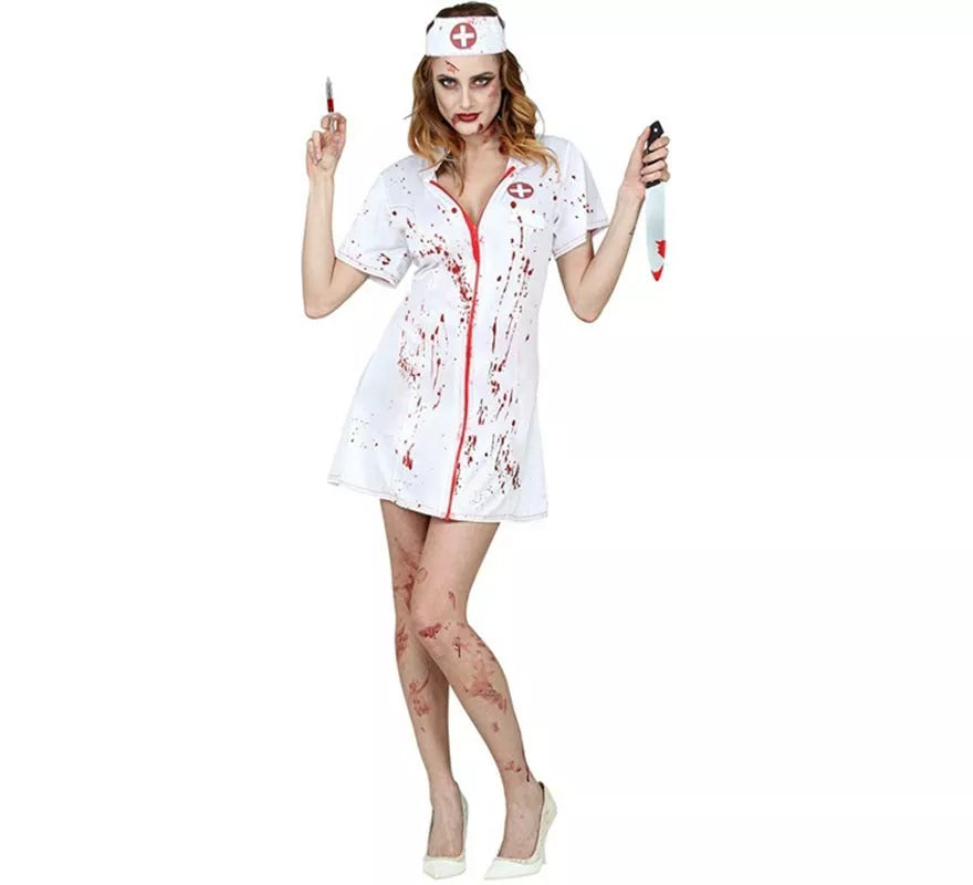 Translation missing: fr.Disfraz de Enfermera Zombie para mujer