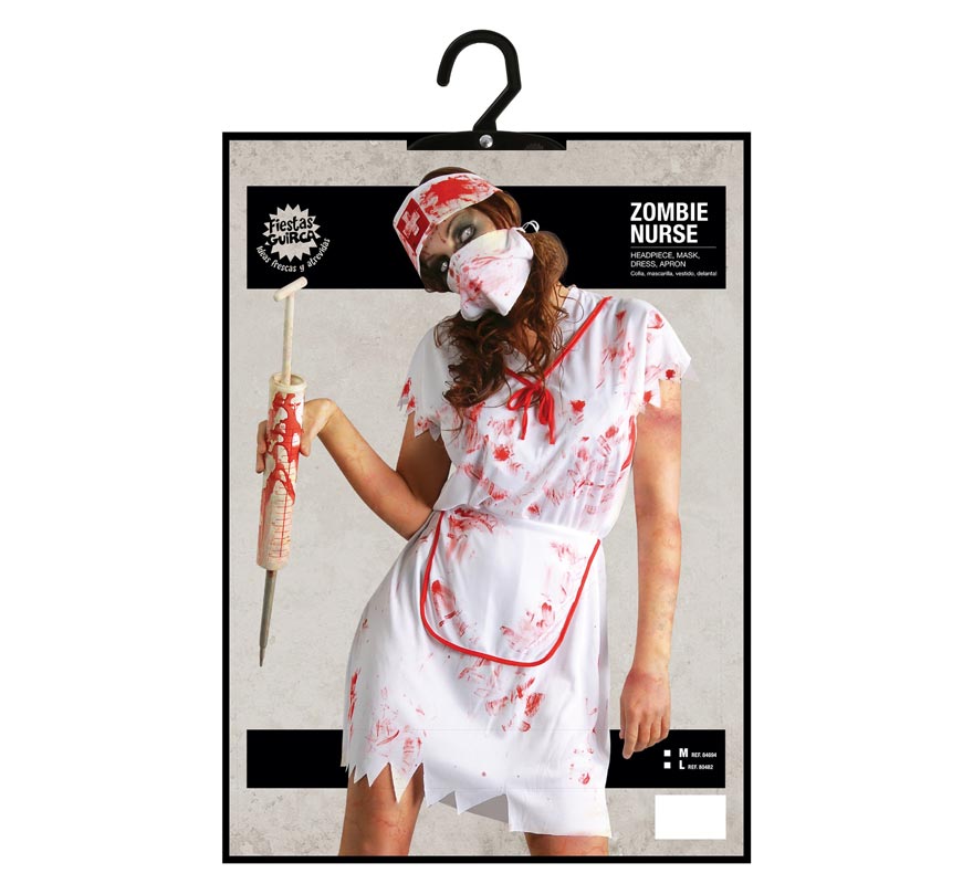 Disfraz de Enfermera Zombie para mujer