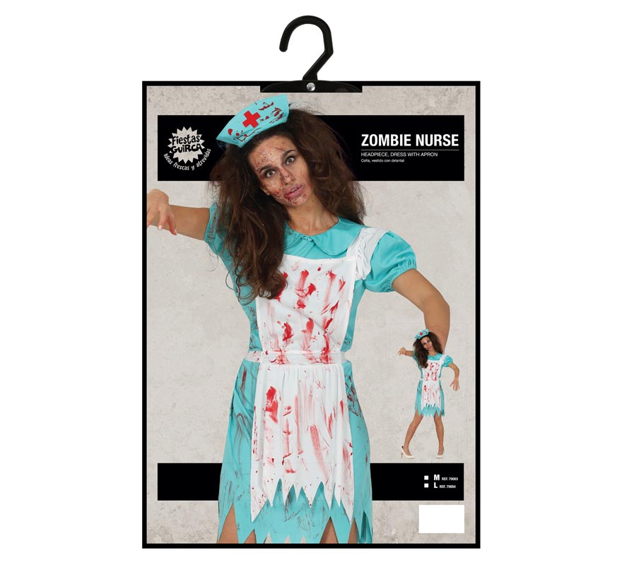 Disfraz de Enfermera Zombie para mujer