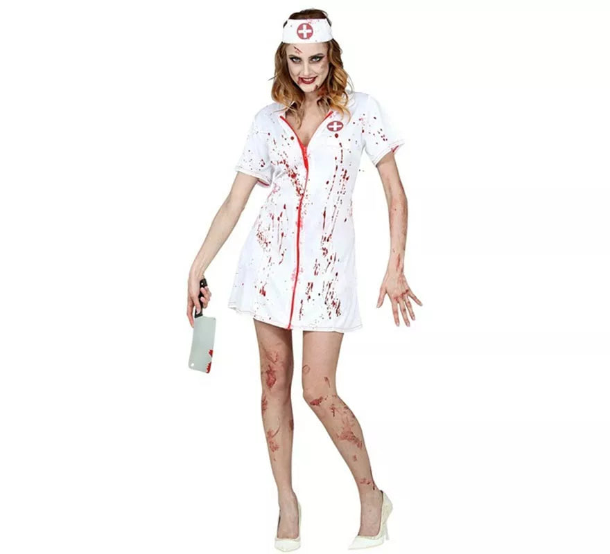 Translation missing: fr.Disfraz de Enfermera Zombie para mujer