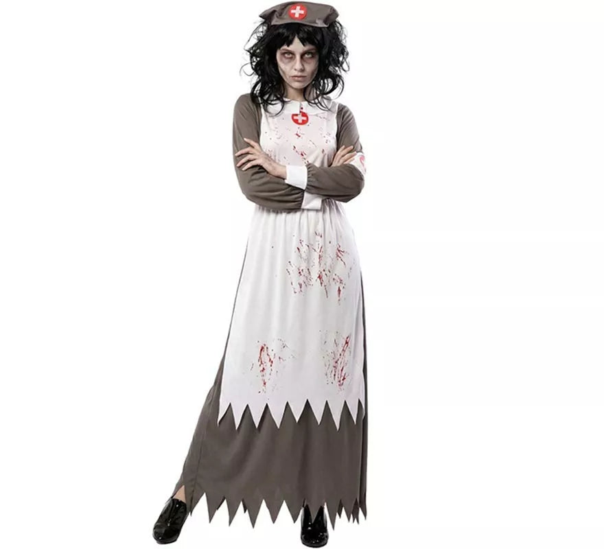 Translation missing: fr.Disfraz de Enfermera Zombie para mujer
