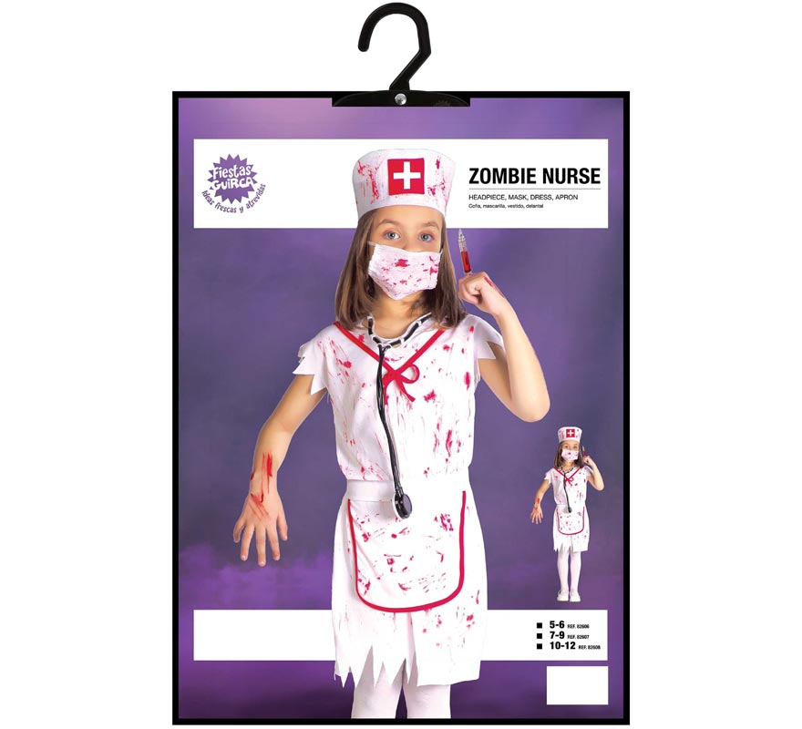 Translation missing: fr.Disfraz de Enfermera Zombie para niñas