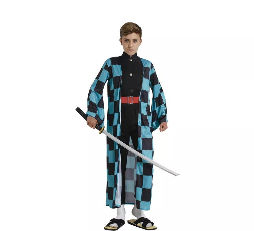 Translation missing: fr.Disfraz de Espadachín Anime Demon Slayer para adolescente