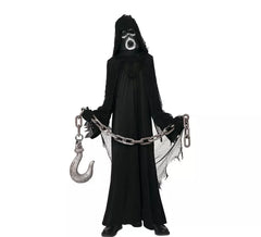Déguisement Spectre de la Mort avec tunique noire pour enfant