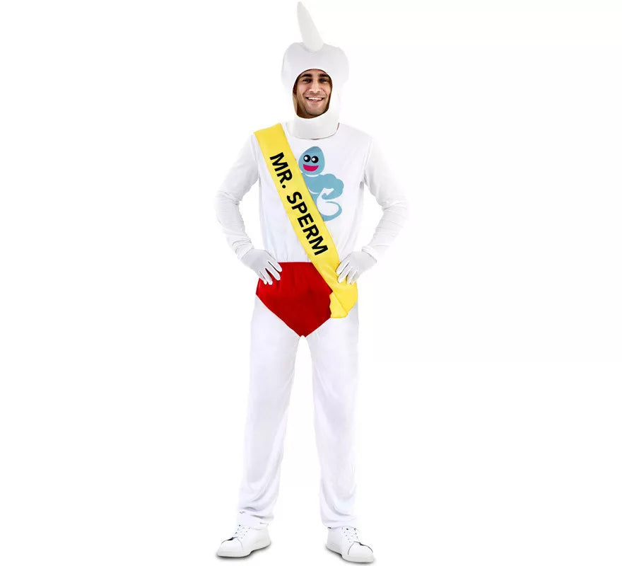 Translation missing: fr.Disfraz de Espermatozoide Mr. Sperm para adultos