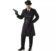 Costume d'espion noir pour homme