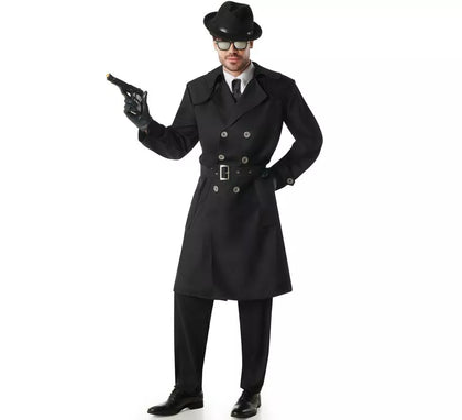Disfraz de Espía negro para hombre