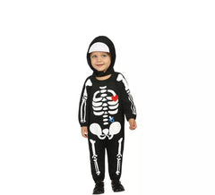 Déguisement de Squelette avec sucette pour bébé