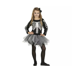 Déguisement de Squelette avec tutu pour fille
