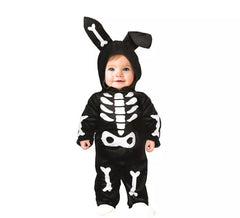Costume de squelette de lapin pour bébé