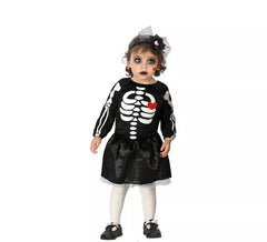 Déguisement coeur squelette fille et bébé