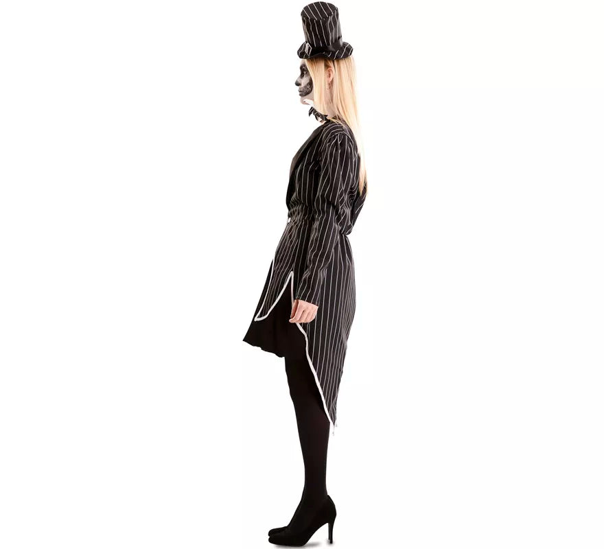 Translation missing: fr.Disfraz de Esqueleto Elegante con sombrero para mujer