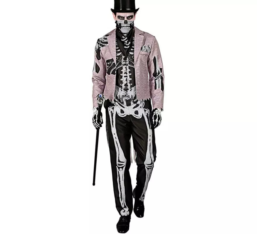 Translation missing: fr.Disfraz de Esqueleto Elegante para hombre