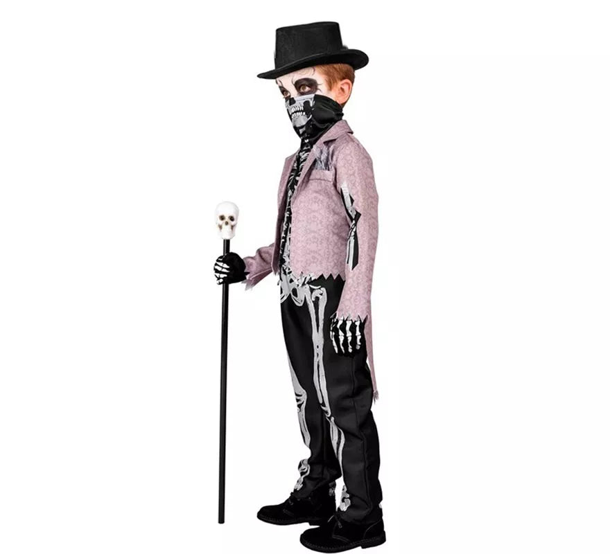 Translation missing: fr.Disfraz de Esqueleto Elegante para niño