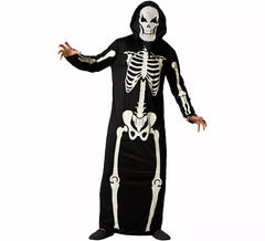 Costume de squelette phosphorescent pour adultes