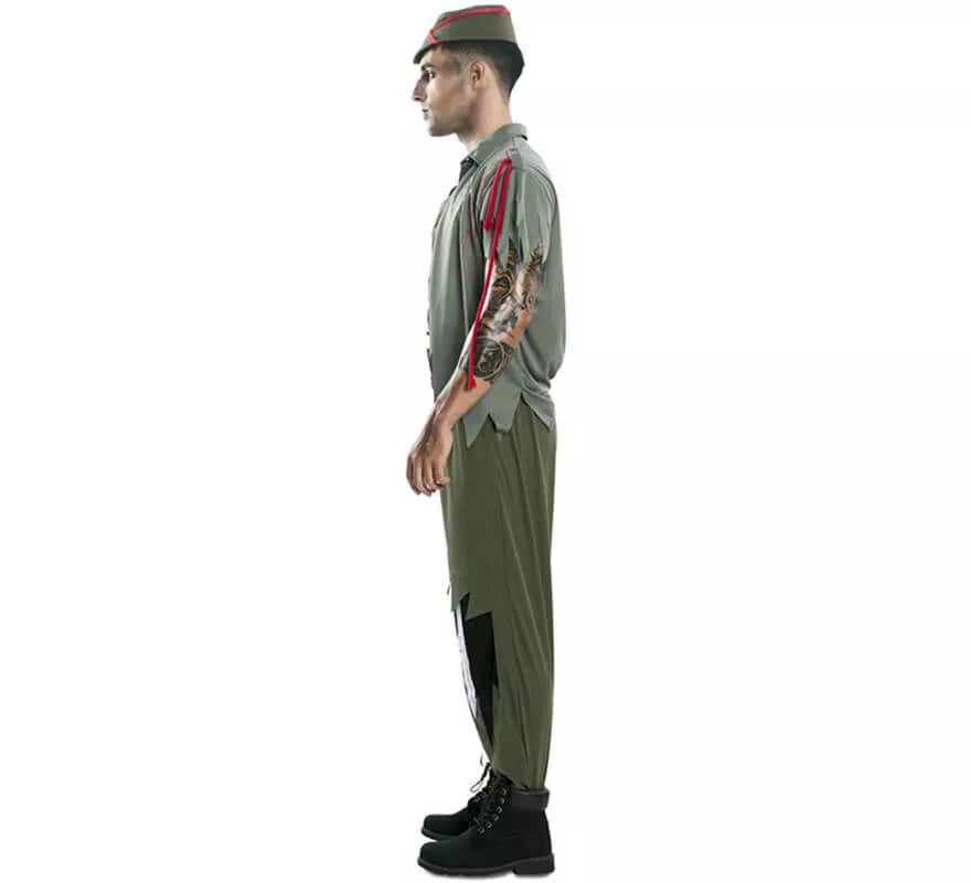 Disfraz de Esqueleto Legionario para hombre