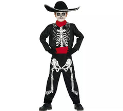 Déguisement de Squelette Mariachi pour garçon