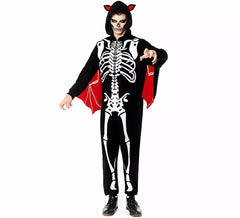 Costume de squelette de chauve-souris pour homme