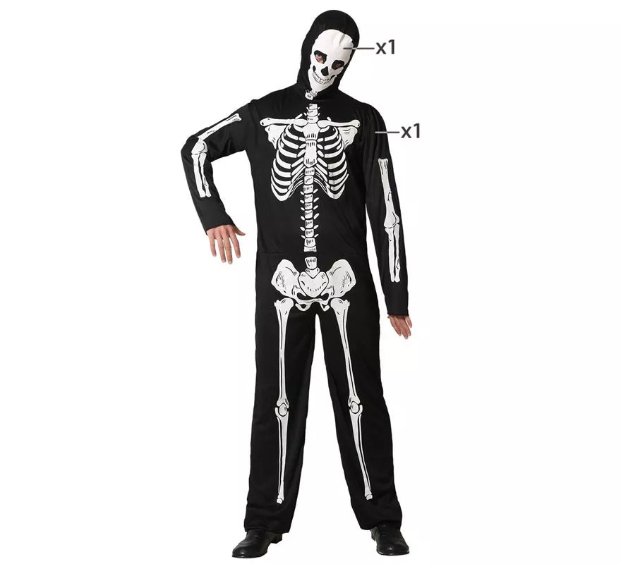 Disfraz de Esqueleto para hombre
