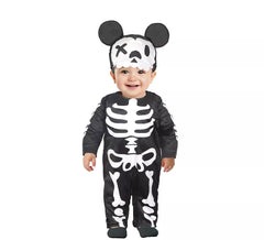 Costume de squelette de souris pour bébé