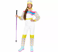 Costume de skieuse rétro pour femme