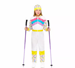 Costume de skieuse rétro pour filles