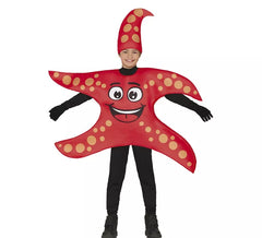 Déguisement étoile de mer rouge enfant