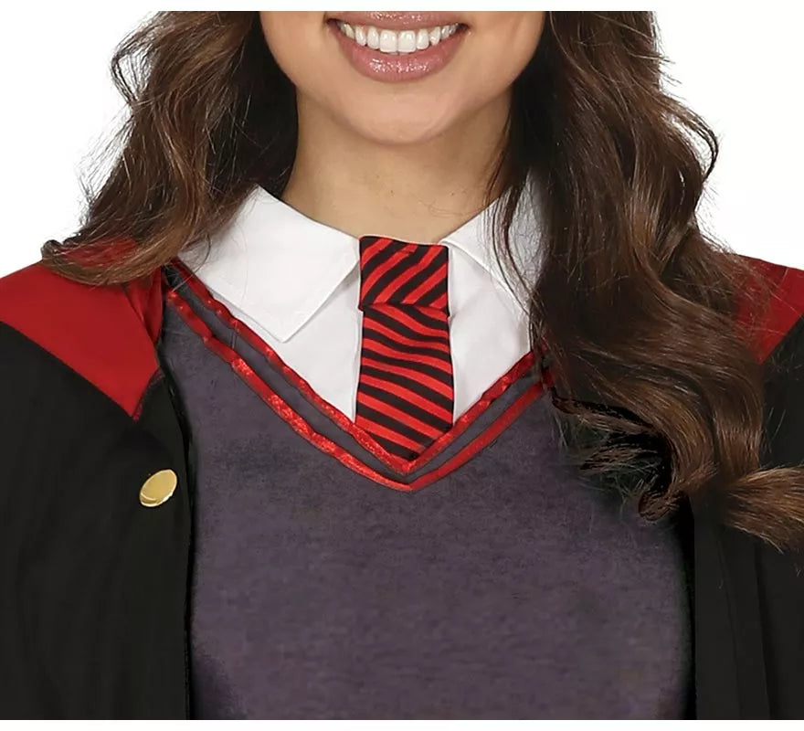 Translation missing: fr.Disfraz de Estudiante de Magia Rojo para mujer