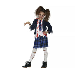 High School costume étudiant pour les filles Zombie