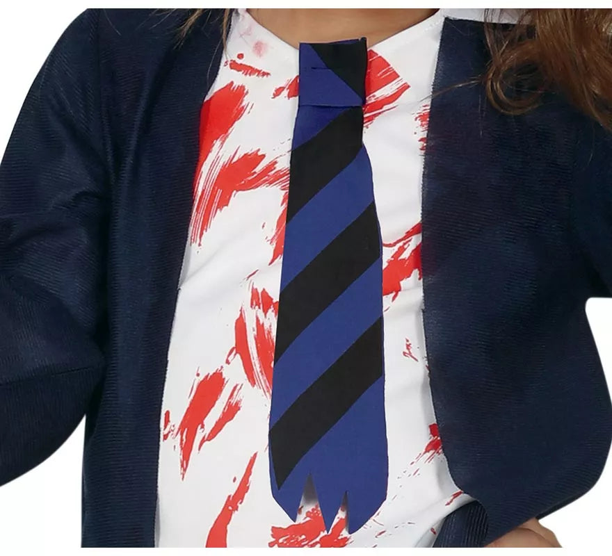 Translation missing: fr.Disfraz de Estudiante de Secundaria Zombie para niña