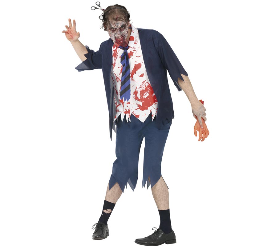 Translation missing: fr.Disfraz de Estudiante Zombie para hombre