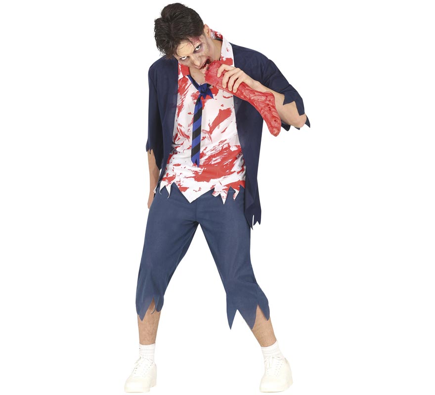Translation missing: fr.Disfraz de Estudiante Zombie para hombre