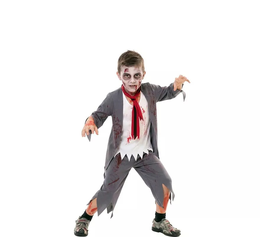 Translation missing: fr.Disfraz de Estudiante Zombie para niño