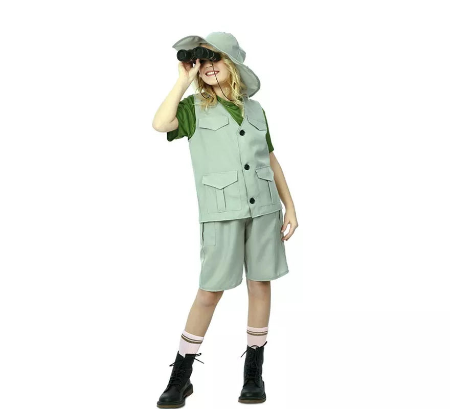 Translation missing: fr.Disfraz de Explorador de la Naturaleza con sombrero para niño