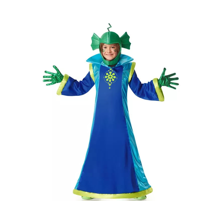 Translation missing: fr.Disfraz de Extraterrestre azul para niño