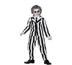 Costume de fantôme rayé pour garçon