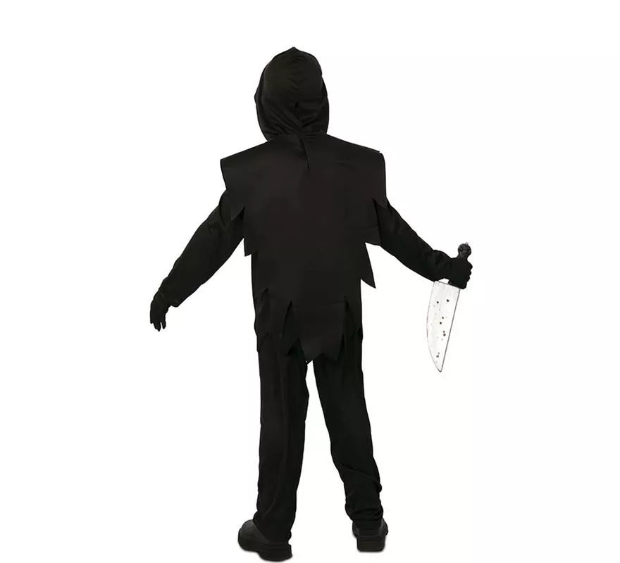 Translation missing: fr.Disfraz de Fantasma Asesino rojo con máscara para niño