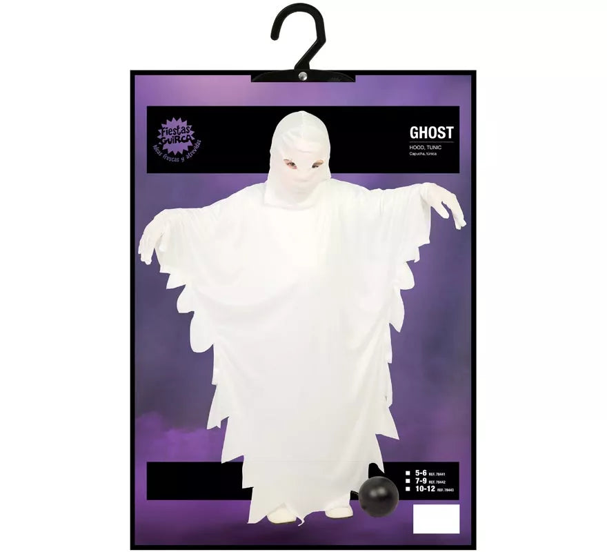 Translation missing: fr.Disfraz de Fantasma Blanco para niños