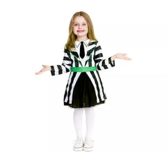 Costume de fantôme à rayures pour bébé et fille