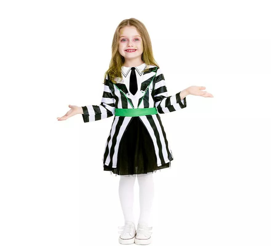 Translation missing: fr.Disfraz de Fantasma de Traje a rayas para bebé y niña