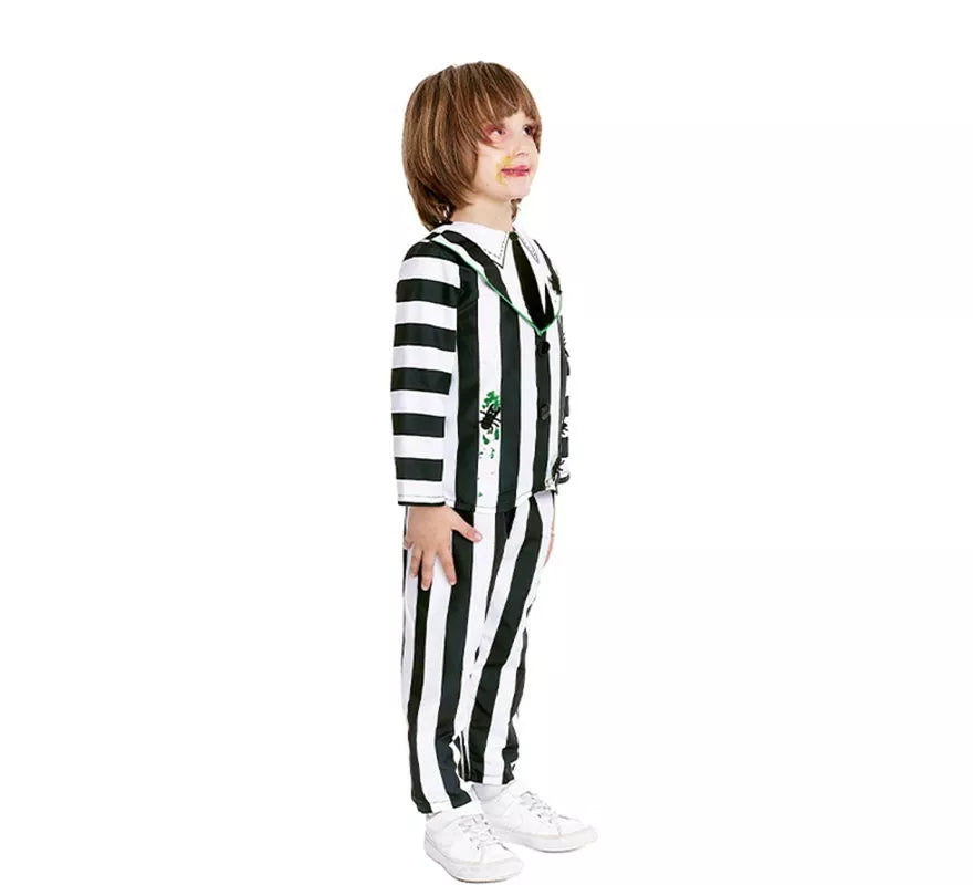 Translation missing: fr.Disfraz de Fantasma de traje a rayas para bebé y niño