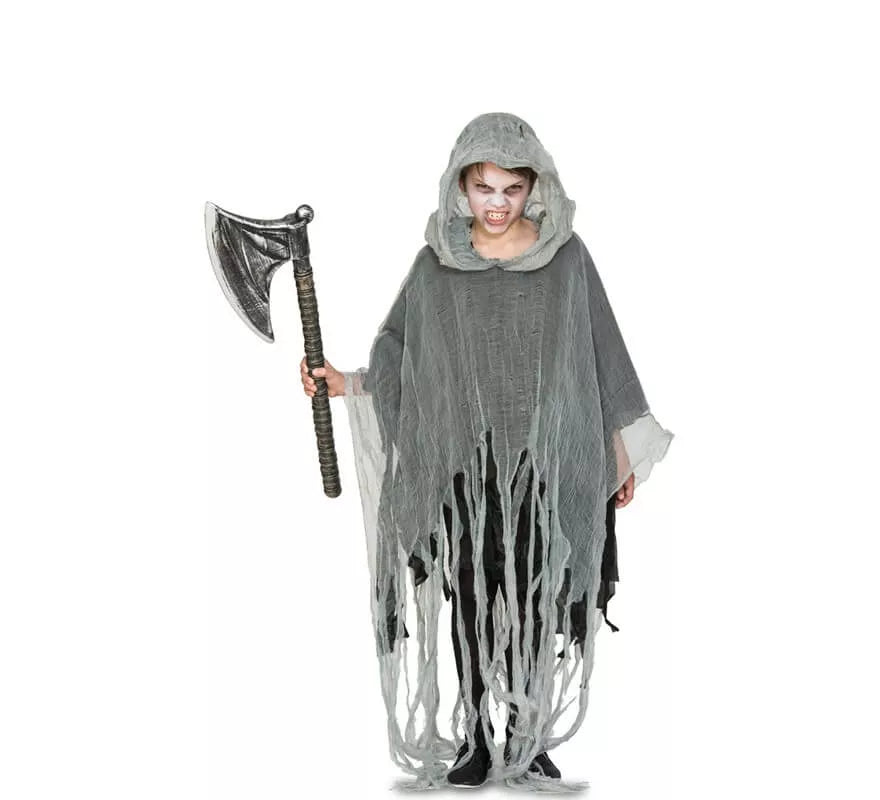 Translation missing: fr.Disfraz de Fantasma gris para niños
