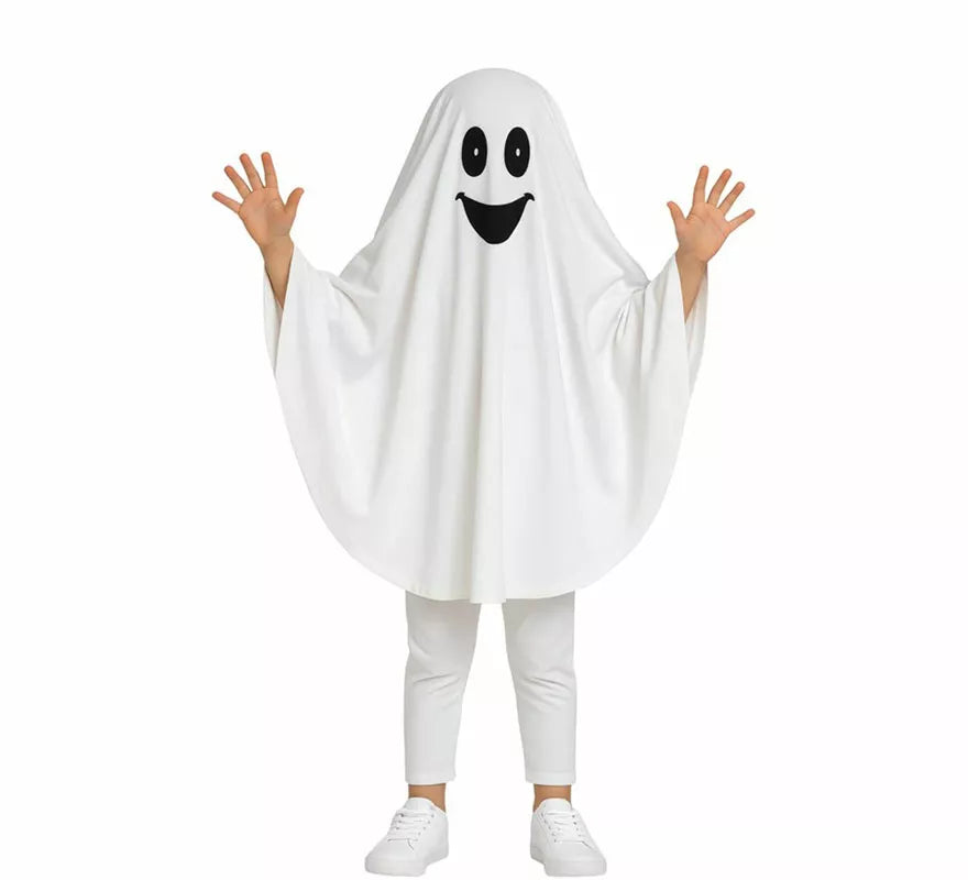 Translation missing: fr.Disfraz de Fantasma Sonriente para niños