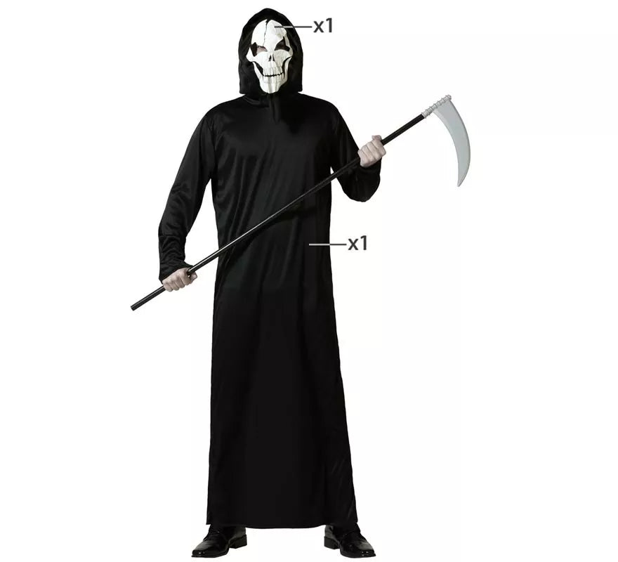 Disfraz de Fantasma Tenebroso Negro para hombre