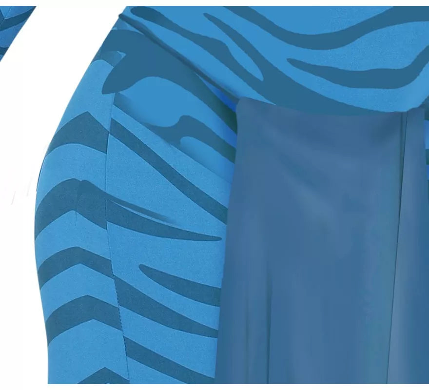 Disfraz de Felina Azul Extraterreste para mujer