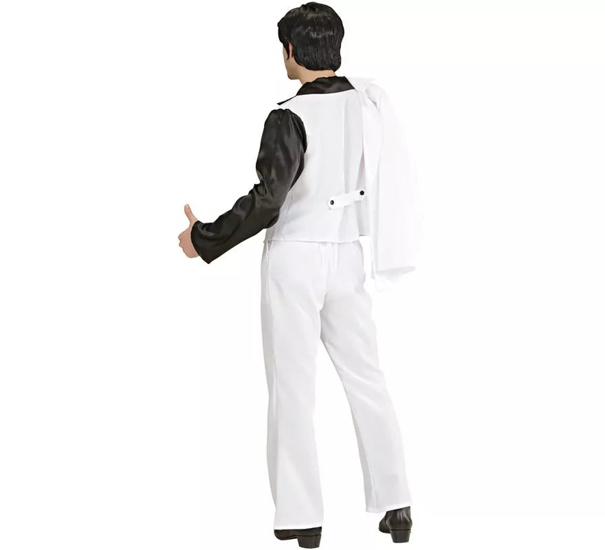 Translation missing: fr.Disfraz de Fiebre Disco en traje blanco para hombre