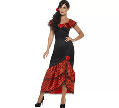 Déguisement de Flamenco avec Pois pour femme