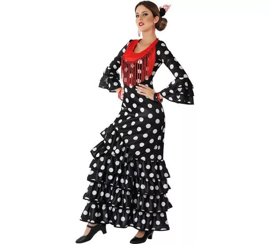 Disfraz de Flamenca Negro para mujer